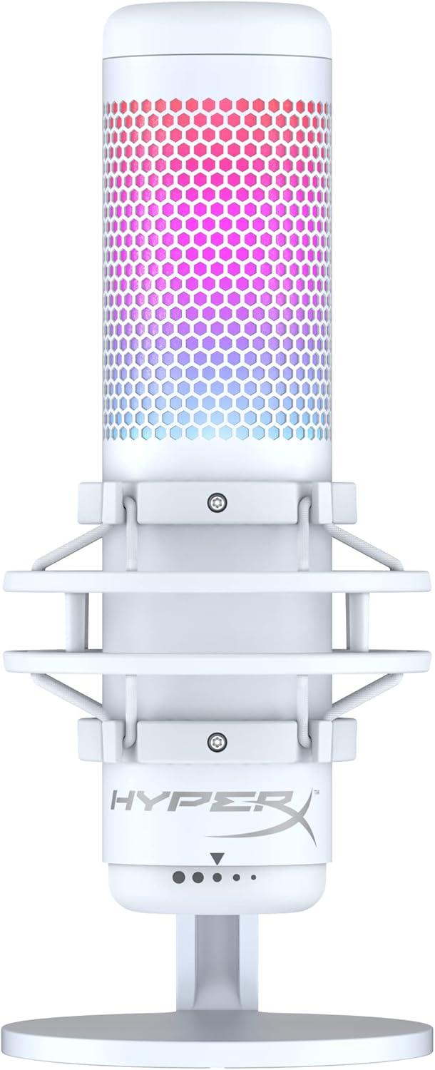 HyperX QuadCast S ? RGB USB Condenser Microphone for PC, PS4, PS5 and Mac, Anti-Vibration Shock Mount, 4 Polar Patterns, Pop Filter, Gain Control, Gaming, Streaming, Podcasts, Twitch, YouTube, Discord ? ? ? ? ? - Image 5