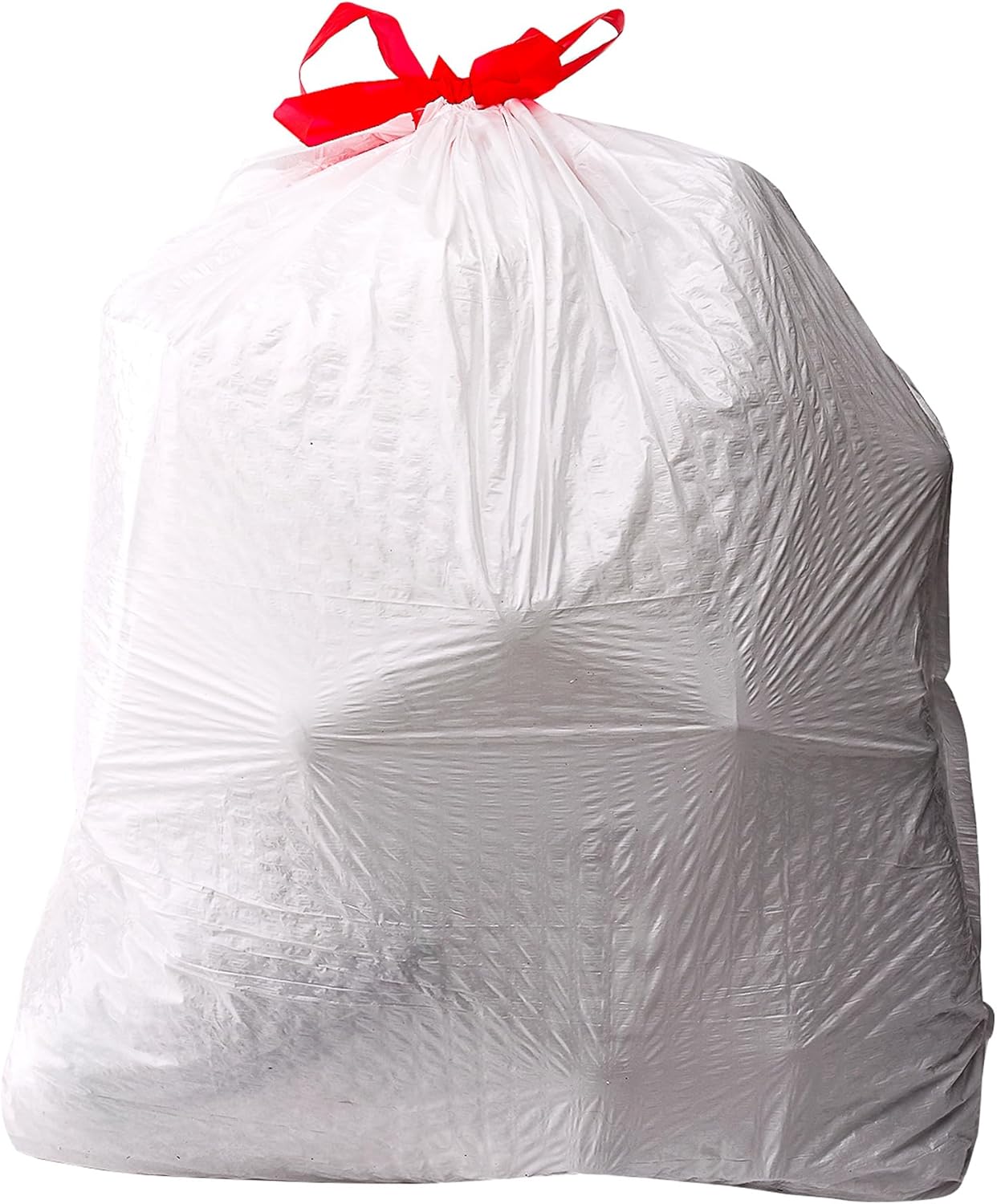 Amazon Basics Flextra Tall Kitchen Drawstring Trash Bags, Clean Fresh Scent,10% Post Consumer Recycled Content, 13 Gallon, 90 Count, Pack of 1 - Image 2