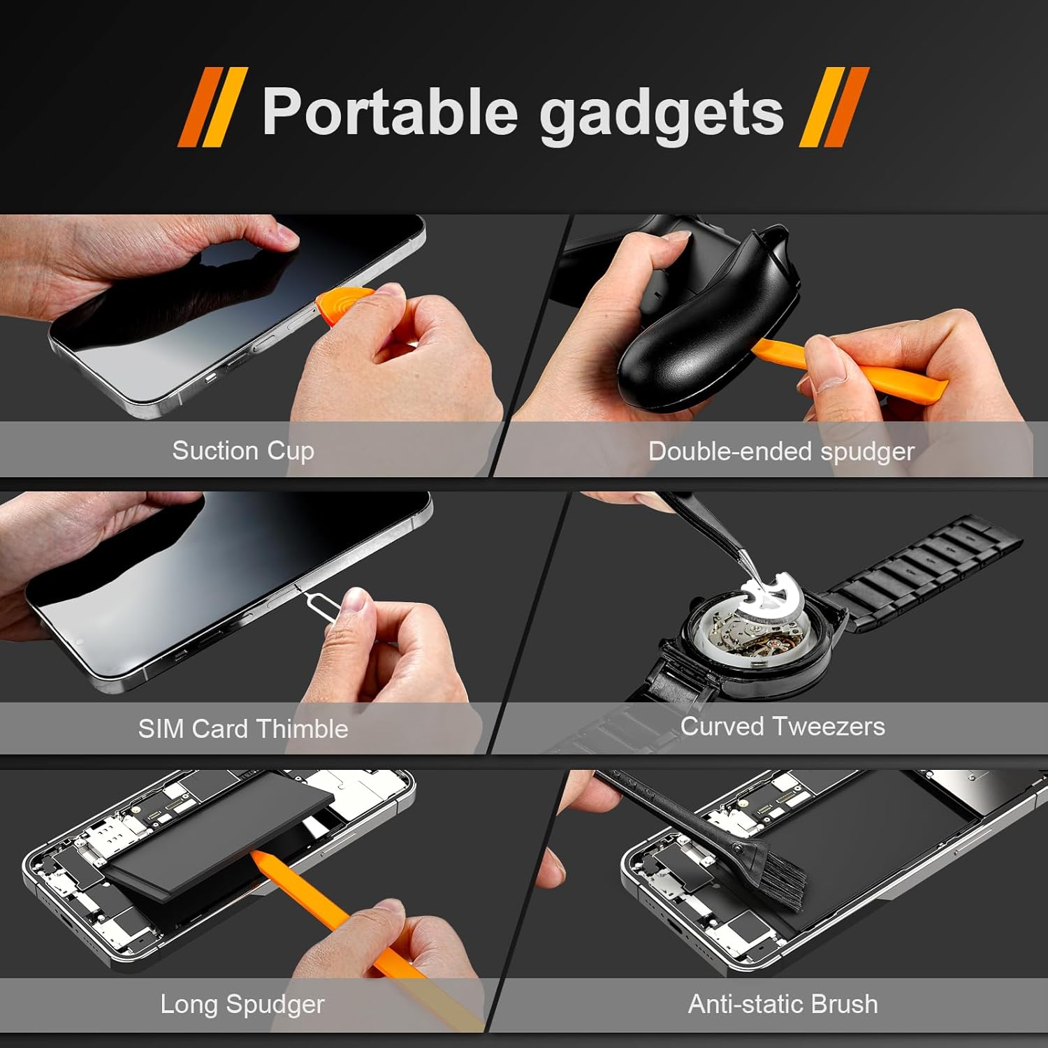 JOREST 38Pcs Small Precision Screwdriver Set, Tool Gifts for Men, Christmas Gifts for him with Torx T5, T6, Repair Tool Kit for Macbook, Computer, Laptop, iPhone, PS4 PS5, Xbox, Switch, glasses, Watch - Image 3