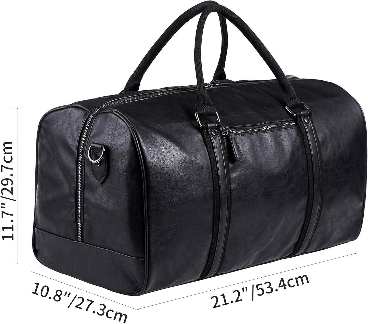 Oversized Duffle Travel Bag Waterproof Leather Weekend Bag Large Carry On Large Carry On Hangbag for Mens or Women ? ? ? ? ? - Image 3