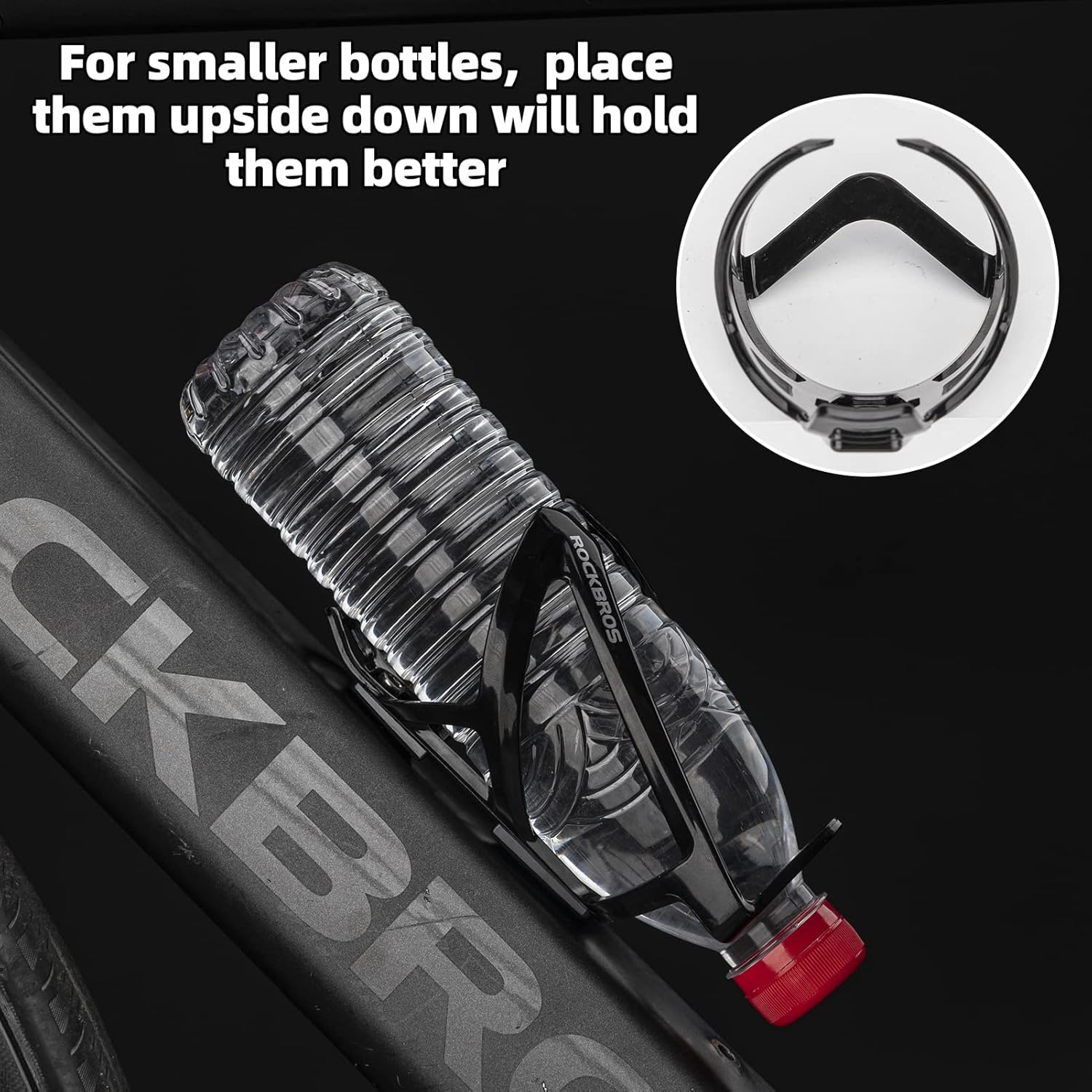 ROCKBROS Bike Water Bottle Holder Ultra-Light Bicycle Bottle Cages with Screws Tool, Universal Bike Cup Holder Rack for Road MTB Bikes? ? ? ? ? ? - Image 5