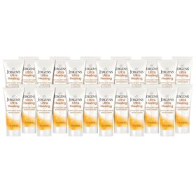 Jergens Ultra Healing Dry Skin Moisturizer, Travel Size Body and Hand Lotion, for Extra Dry Skin, Use After Washing Hands, HYDRALUCENCE blend, Vitamins C, E, B5, 1 Fl Oz (Pack of 24) ?   ?   ?  ?   ?