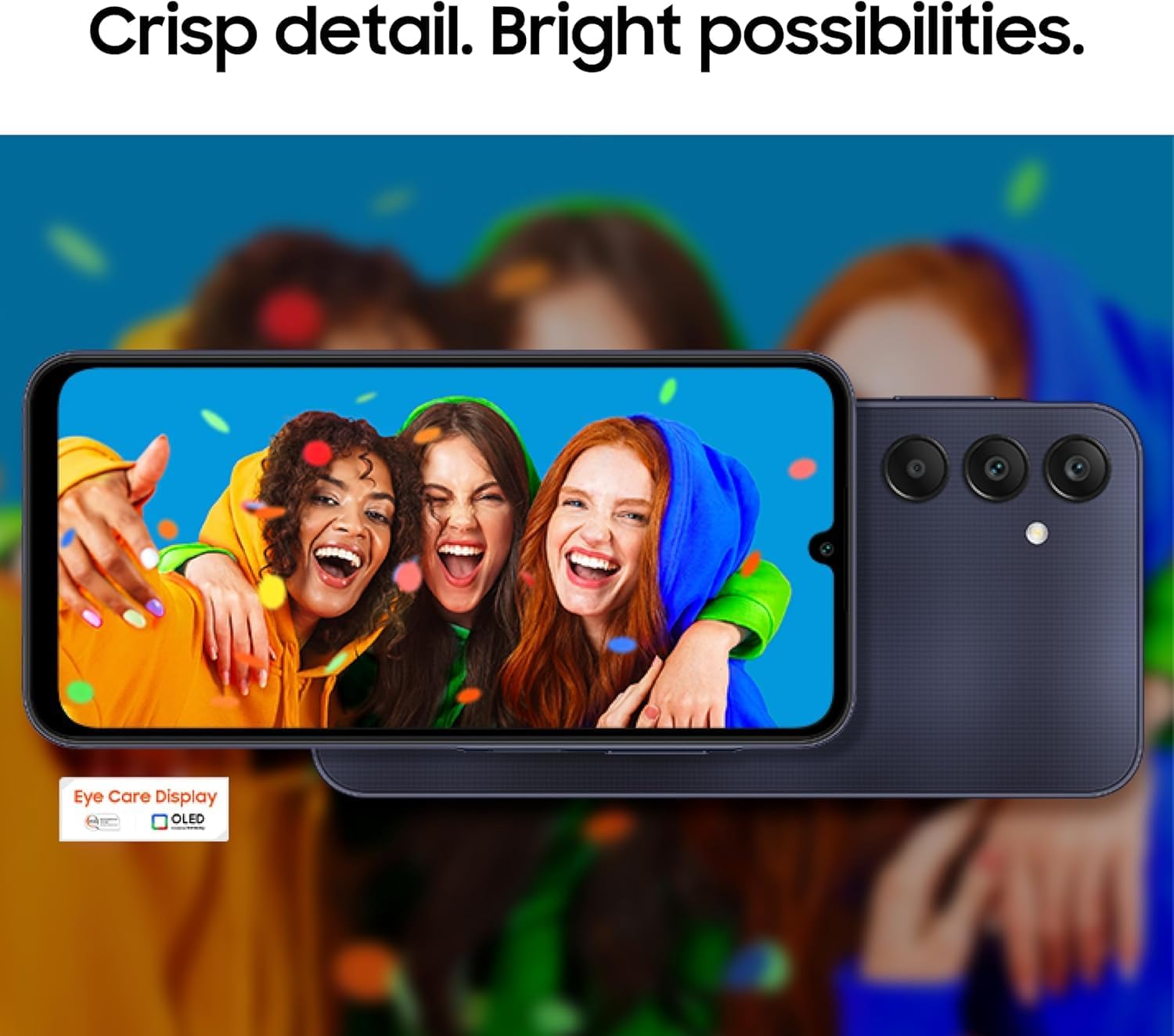 Samsung Galaxy A25 5G A256E 128GB Dual-SIM GSM Unlocked Android Smartphone (Latin Variant/US Compatible LTE) - Blue Black - Image 4