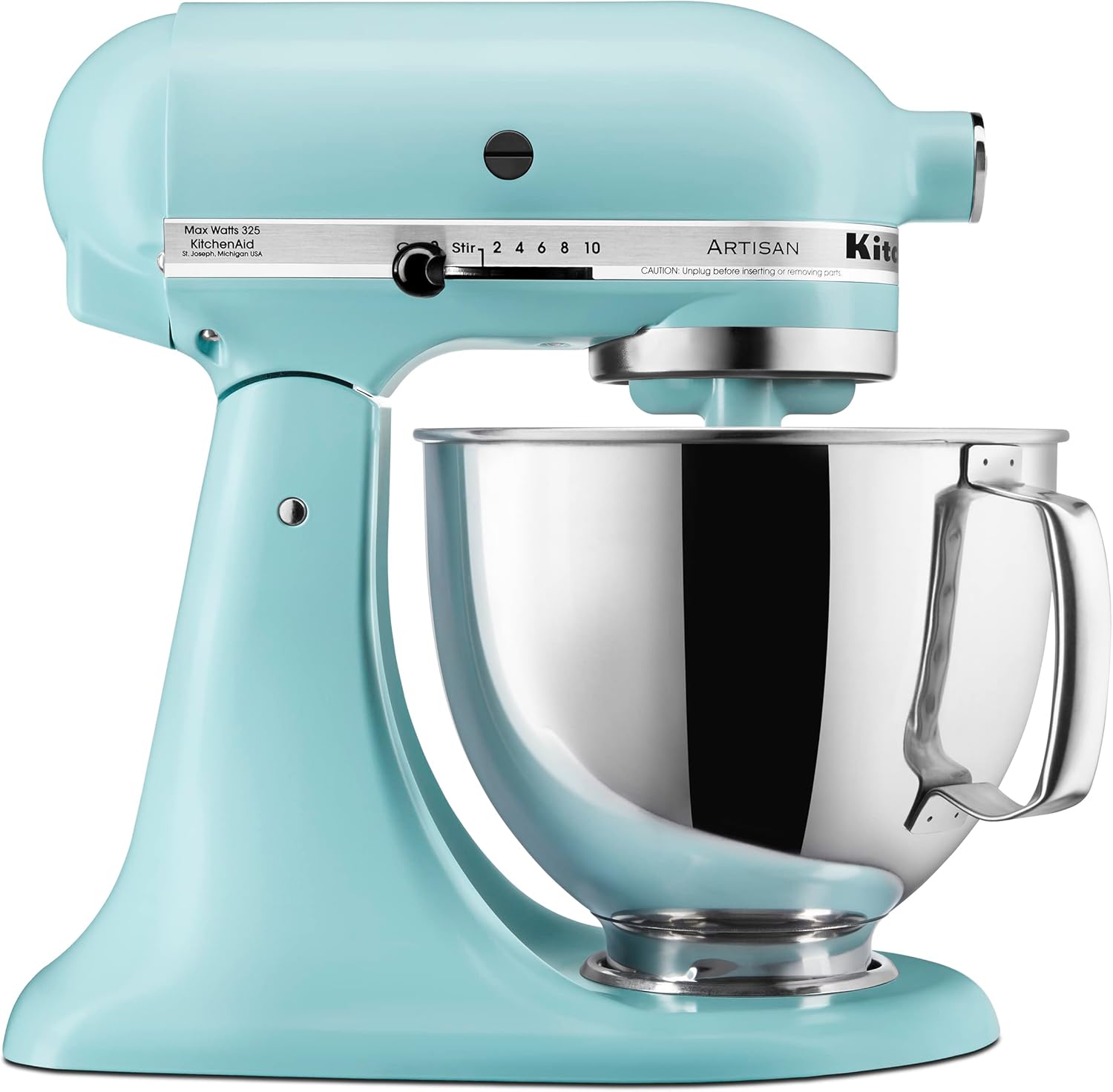 KitchenAid Artisan Series 5 Quart Tilt Head Stand Mixer with Pouring Shield KSM150PS, Almond Cream ? ? ? ? ? - Image 6