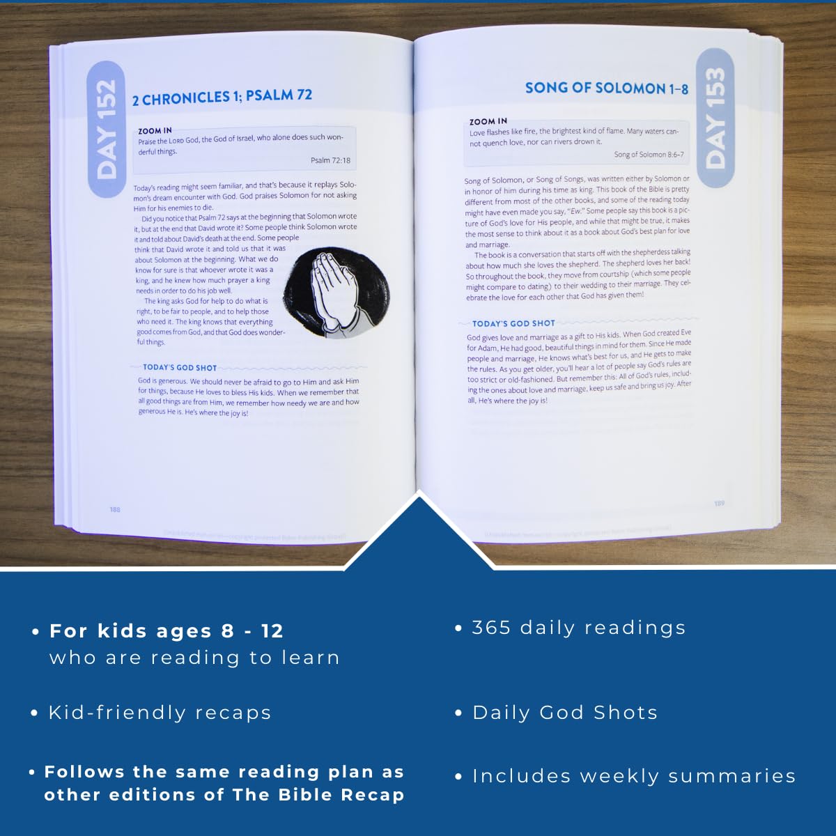 The Bible Recap for Kids: A 365-Day Guide Through the Bible for Young Readers Ages 8-12?A Self-Led Scripture Reading Curriculum for Elementary School, Middle School, & Homeschool Children ? ? ? ? ? - Image 3