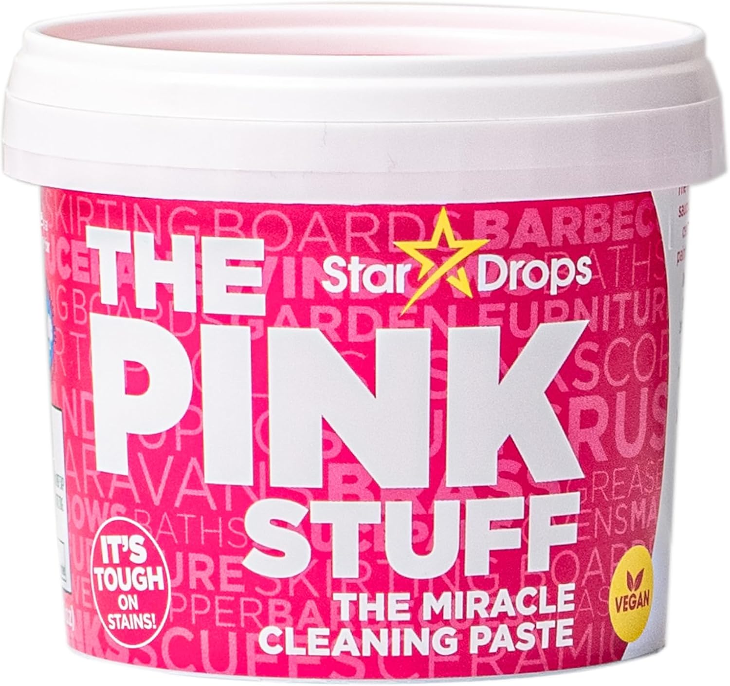 Stardrops - The Pink Stuff Miracle Cleaning Paste & SQeeZY Scrubber Sponge Bundle All-Purpose, Non-Scratch Cleaner for Kitchens, Bathrooms, Walls, Floors, Pots, Grout, and More - Image 6