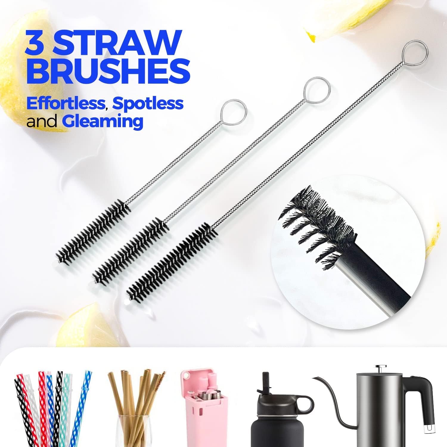Holikme 6 Pack Bottle Brush Set, 14 - Image 4