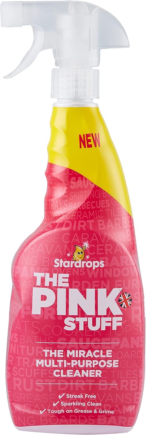 Stardrops - The Pink Stuff Miracle Multi-Purpose Cleaner Removes Grease, Grime, and Stains on Kitchens, Bathrooms, Floors, and More