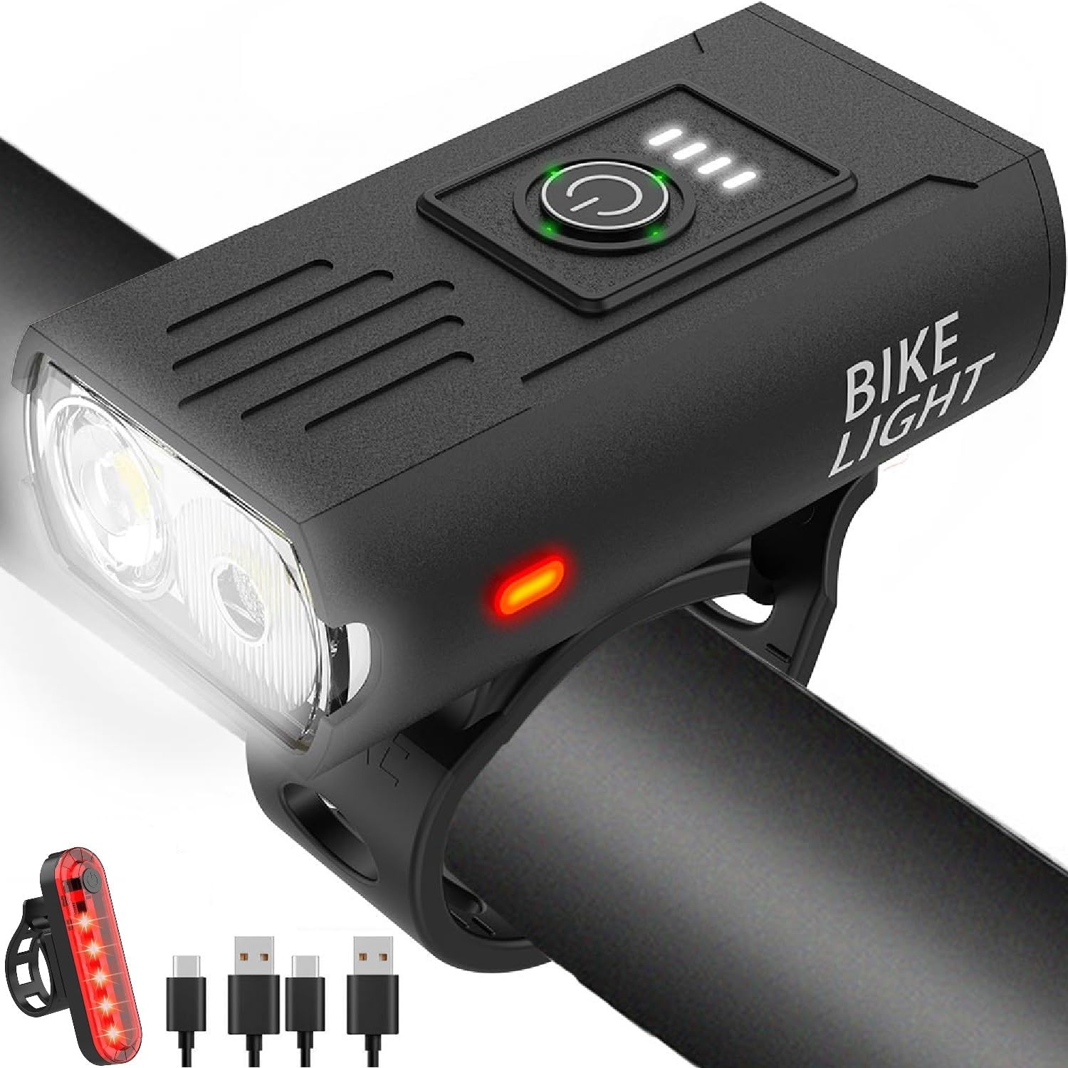 Victoper Bike Light, High Lumens Super Bright Bicycle Light, 6+4 Modes USB Rechargeable Bike Headlight & Tail Light Set, Waterproof Safety Bike Front & Rear Light for Road, Mountain, Night Riding ? ? ? ? ?