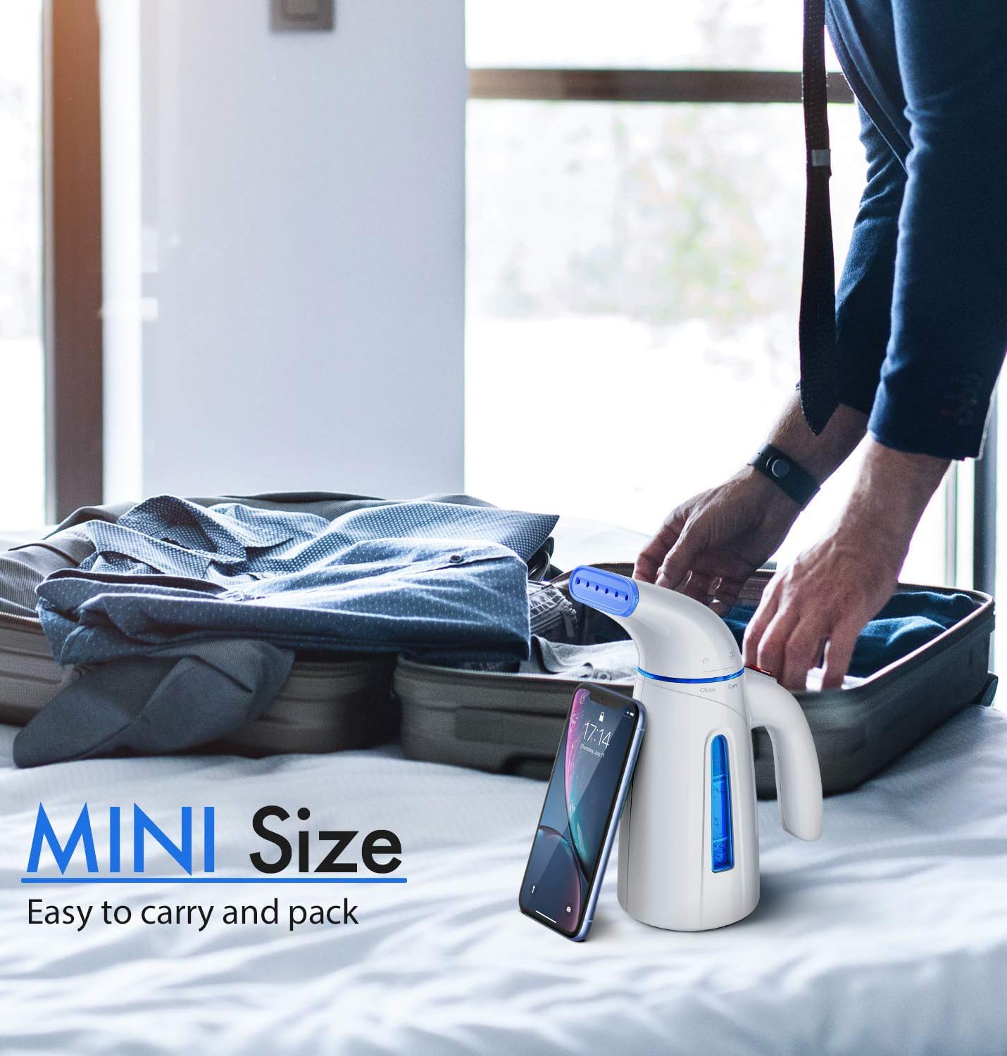 OGHom Steamer for Clothes Steamer, Handheld Clothing Steamer for Garment, 240ml Portable Travel Steam Iron (Only for 120V) ? ? ? ? ? - Image 5