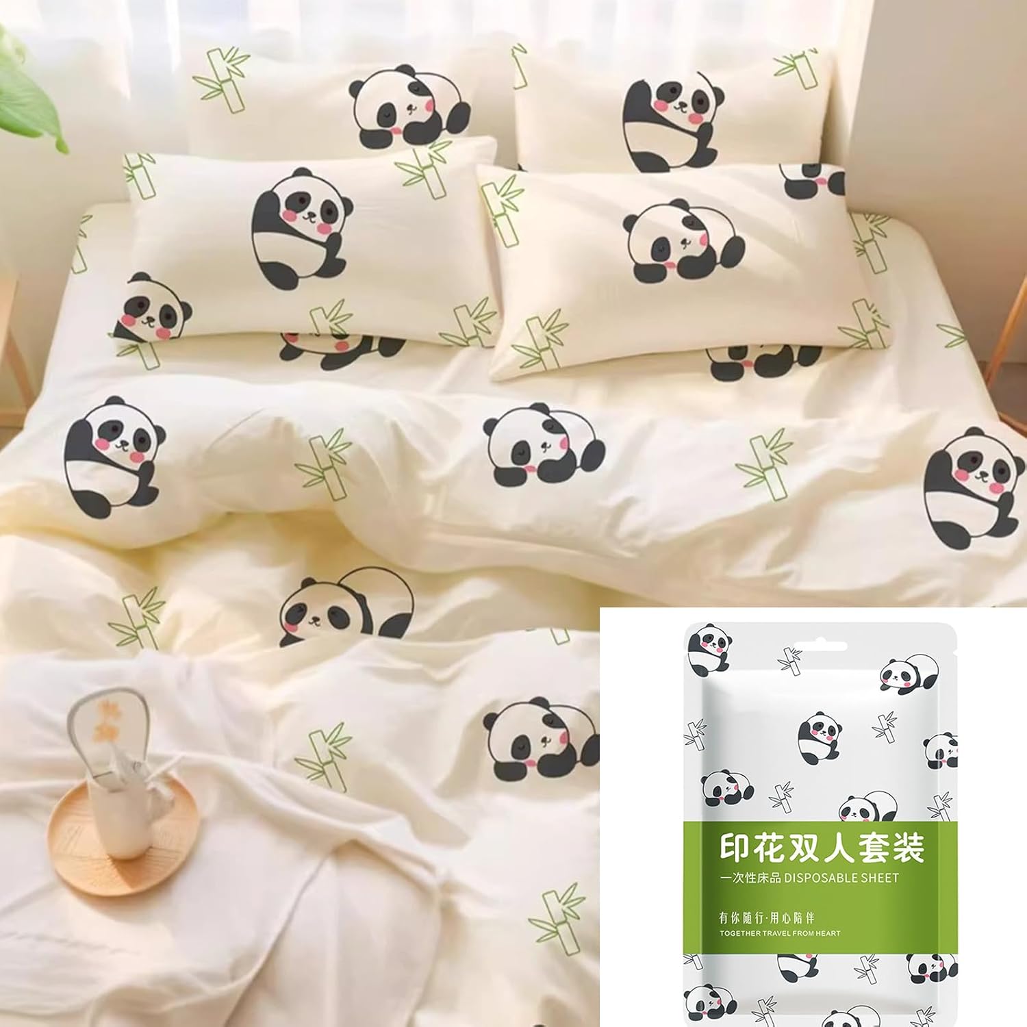 Convenient Disposables Bed Set for Travel and Families Soft Breathable and Protective Bedding Solution ? ? ? ? ? - Image 3