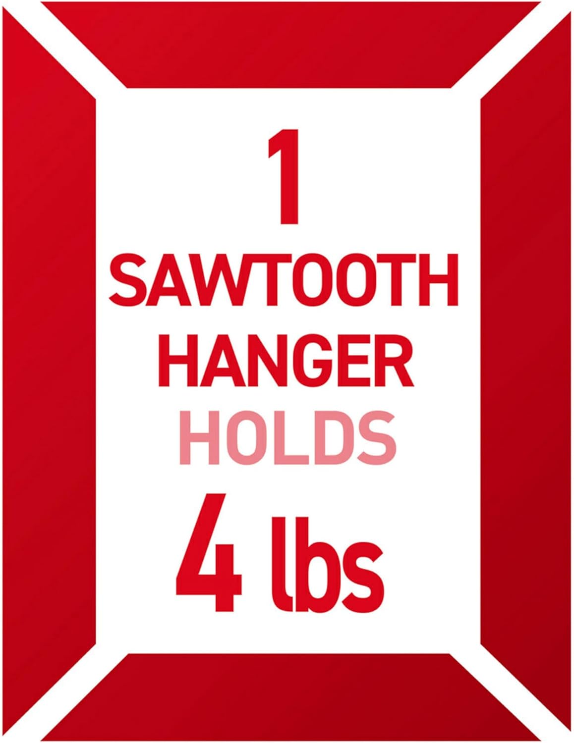 Command Sawtooth Picture Hangers, Damage Free Hanging Frame Hangers, No Tools Wall Hooks for Hanging Sawtooth Frames in Living Spaces, 4 White Picture Frame Hangers and 8 Command Strips ? ? ? ? ? - Image 3