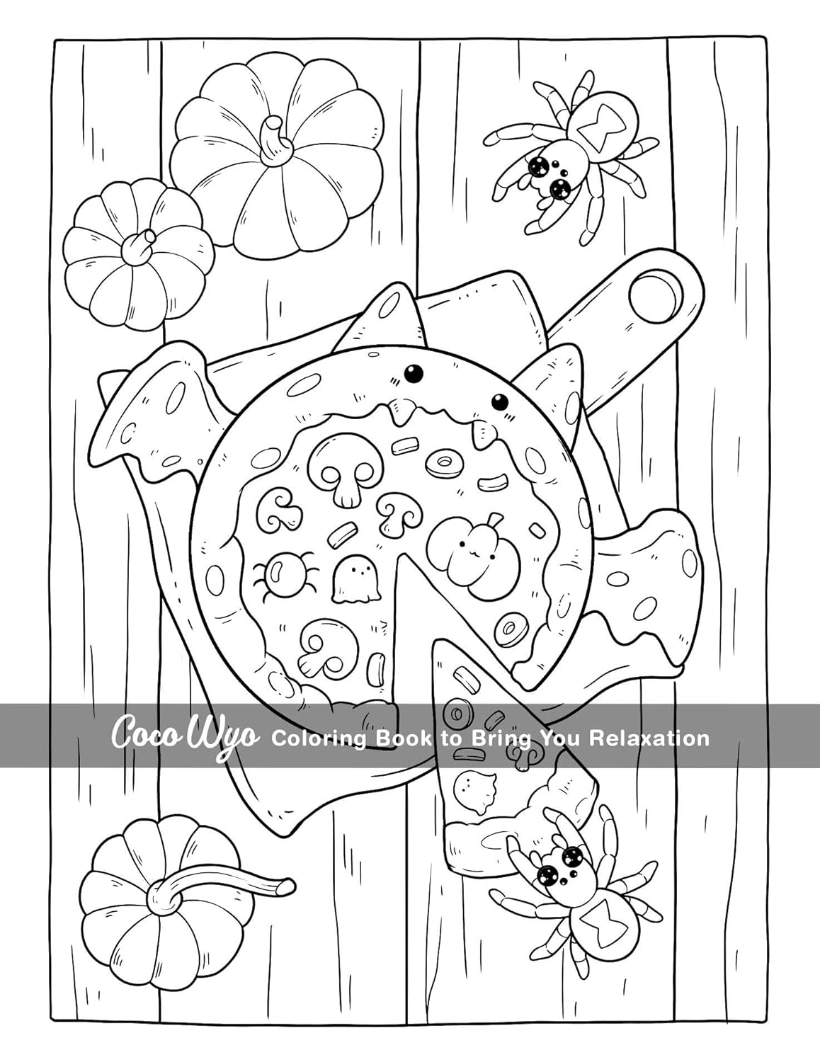 Creepy Cutie: Coloring Book for Adults and Teens Featuring Goth Kawaii and Spooky Cute Creatures of All Kinds and Many More ? ? ? ? ? - Image 5