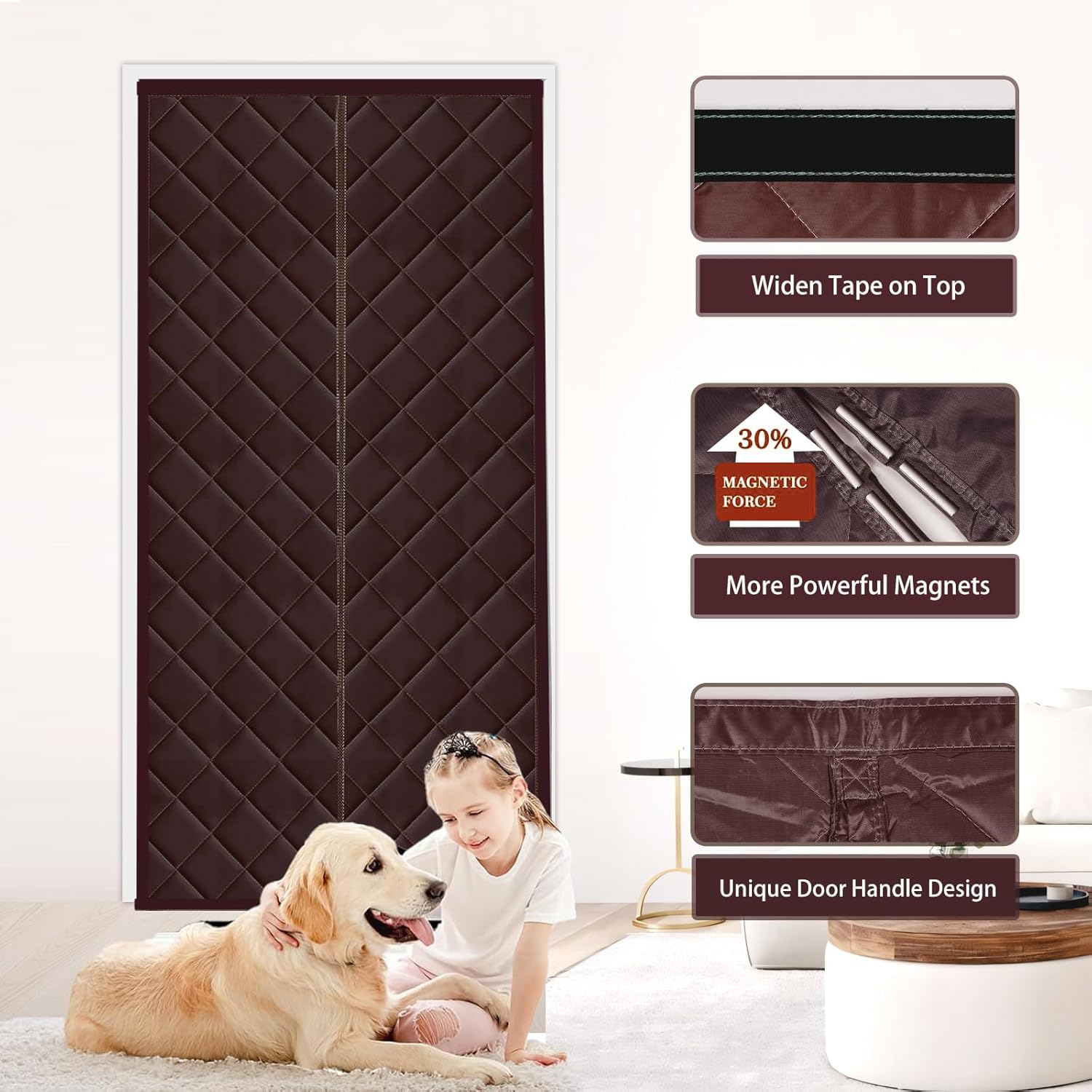 Insulated Door Curtain Fit Door 36 - Image 3