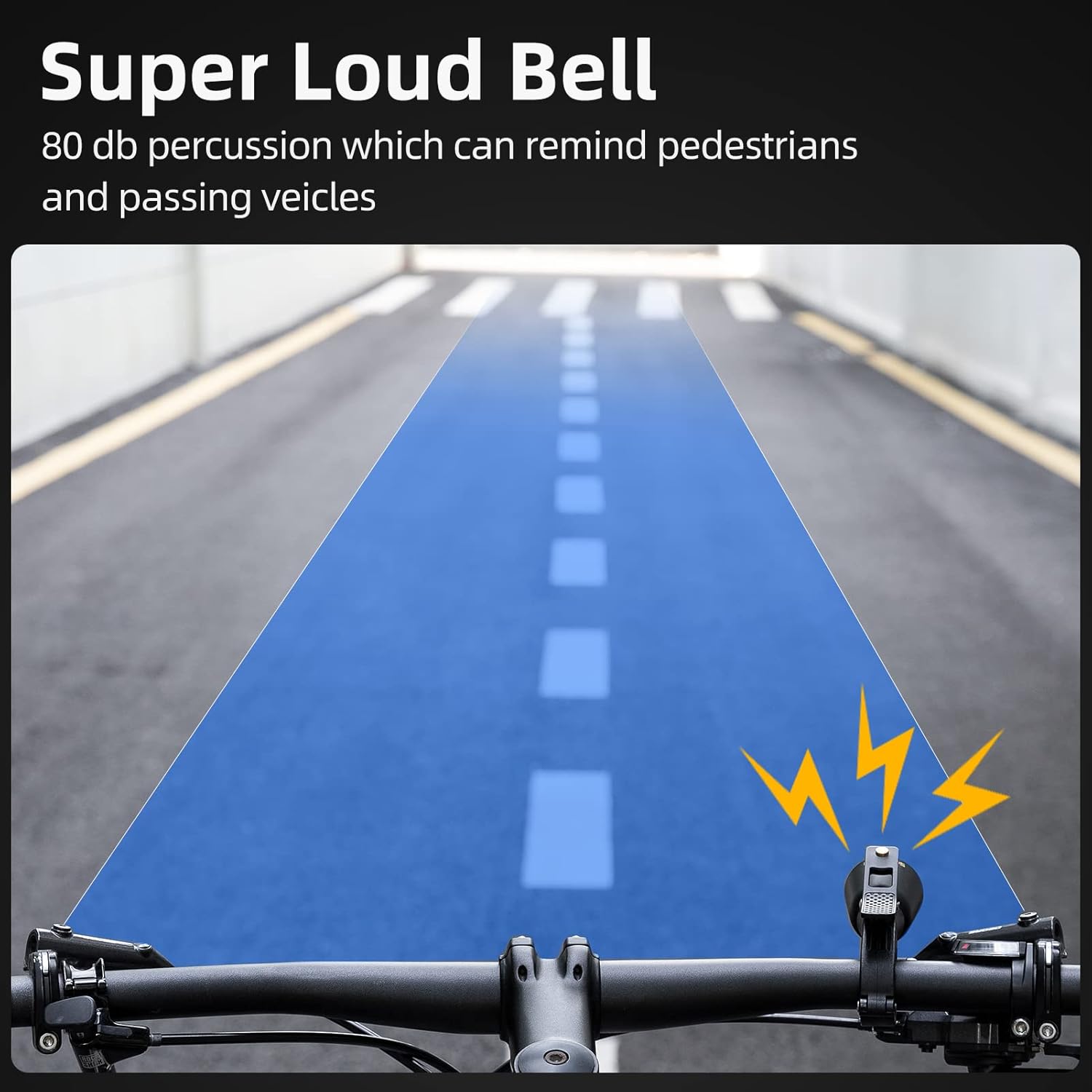 ROCKBROS Bike Bell Classic Bicycle Bell Mountain Bike Bells for Adults with Loud Sound and Fit for 0.87-1.25in/22.2-31.8mm Bicycle Handlebars ? ? ? ? ? - Image 2