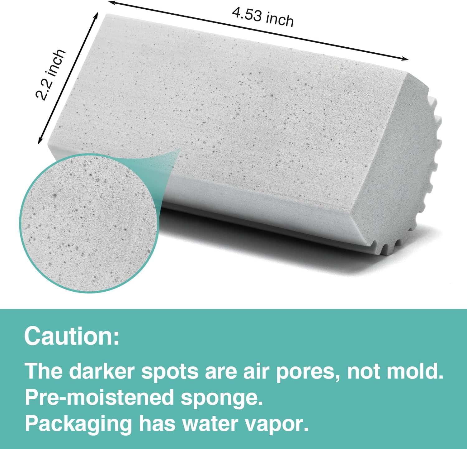 4 Pack Damp Dusting Sponge Duster, Grey Dust Cleaning Sponge, Reusable Household Cleaning Sponge Tool for Blinds, floorboards, Fan Blades, Vents, Glass, Railings, Mirrors ? ? ? ? ? - Image 6