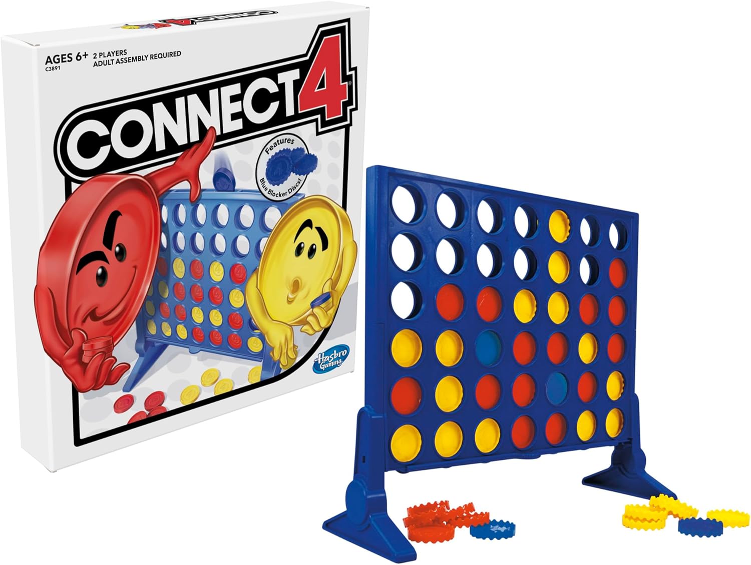Hasbro Gaming Connect 4 Strategy Board Game for Kids | 2 Players for Boys & Girls | Ages 6+ (Amazon Exclusive) ? ? ? ? ? - Image 3