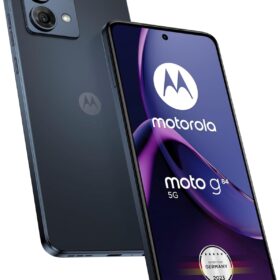 Motorola Moto G84 5G (GSM Unlocked, International Version) 256GB + 12GB RAM Dual SIM Android 13 Smartphone (Midnight Blue)                 