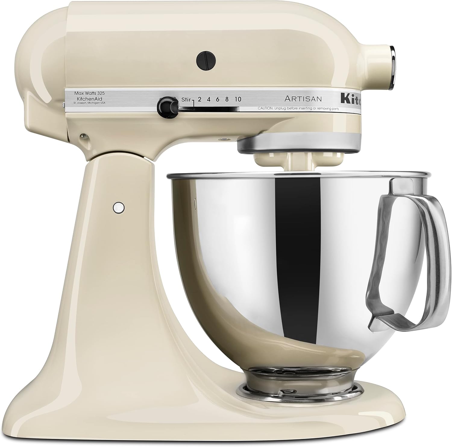 KitchenAid Artisan Series 5 Quart Tilt Head Stand Mixer with Pouring Shield KSM150PS, Almond Cream ? ? ? ? ?