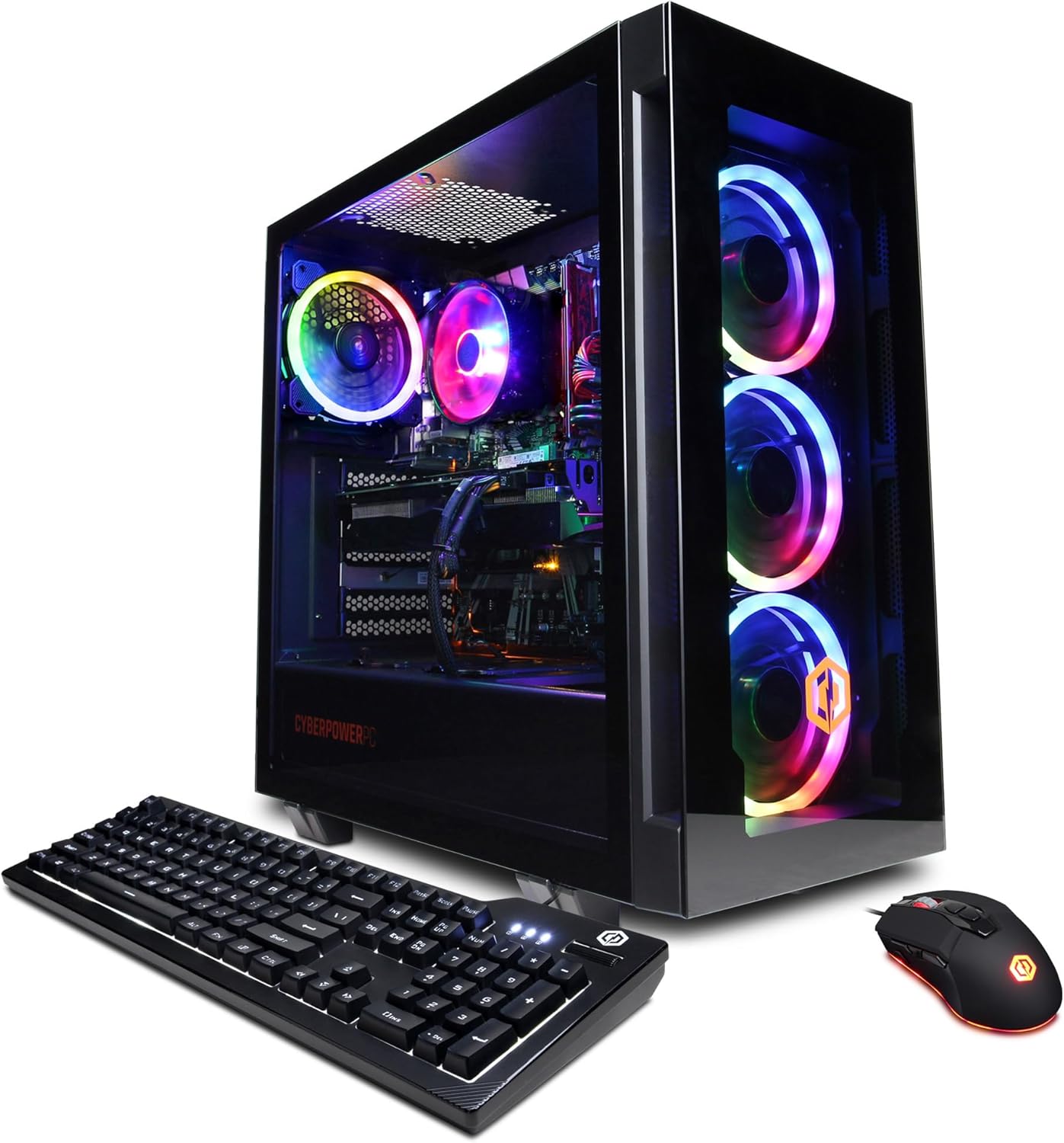CyberpowerPC Gamer Master Gaming PC | AMD Ryzen 5 7600 3.8GHz, GeForce RTX 4060 8GB, 16GB DDR5, 500GB NVMe SSD, Wi-Fi Ready, Windows 11 Home (GMA2700A)