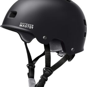 OutdoorMaster Skateboard Cycling Helmet - Two Removable Liners Ventilation Multi-Sport Scooter Roller Skate Inline Skating Rollerblading for Kids, Youth & Adults ?   ?   ?  ?   ?