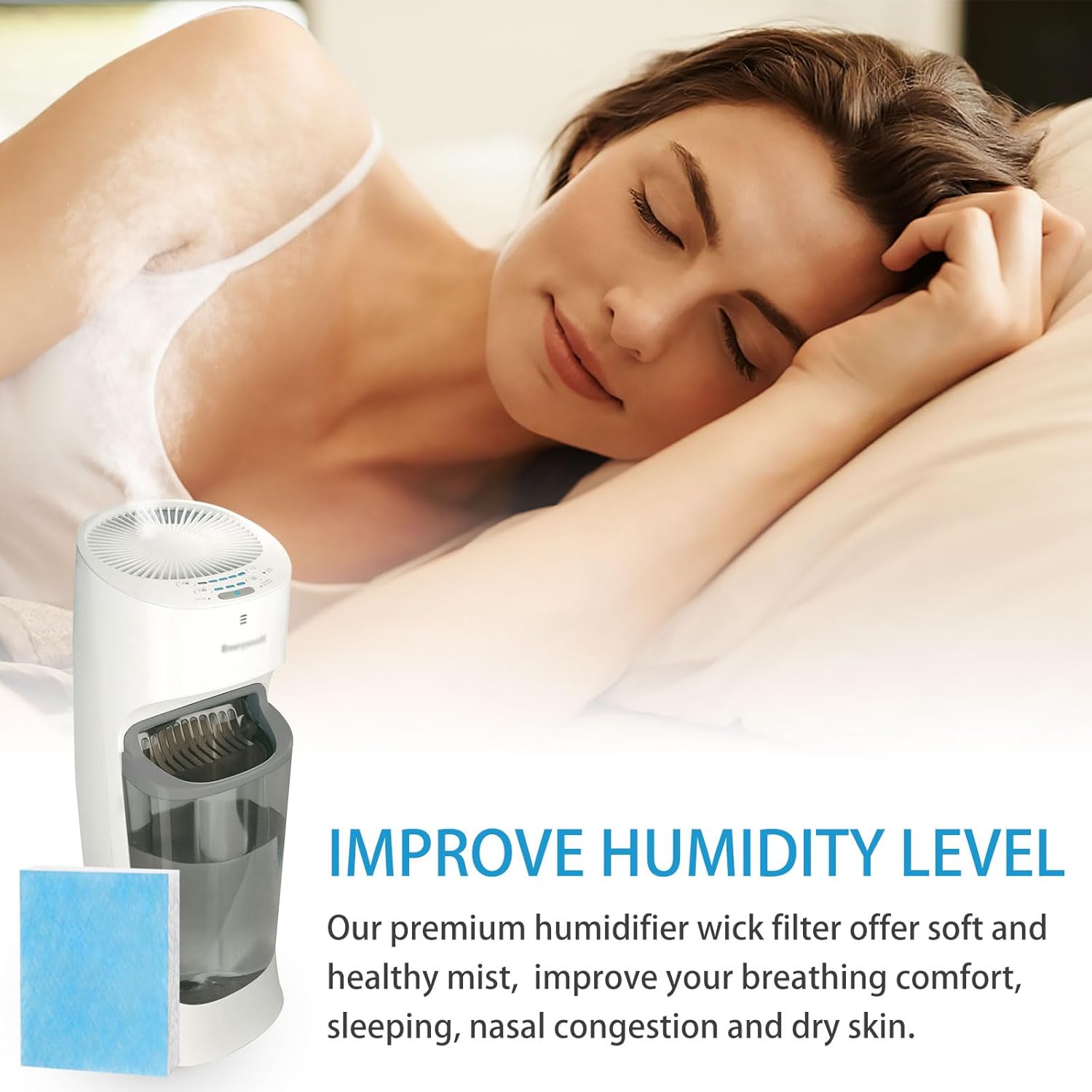 Lemige 6 Pack HFT600 Humidifier Filters T Compatible with Honeywell Humidifier HEV615 and HEV620, Compare to part HFT600T HFT600PDQ, Upgraded HFT600PF1 Replacement Wicking Filter T - Image 5