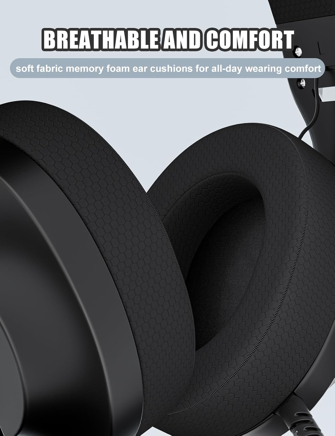 S30 Gaming Headset with Microphone,198g Lightweight Design, Gaming Headphones for Xbox, Xbox Series X|S, PS5, PS4,Switch, PC, Noise Cancelling Mic, Soft Earmuffs,3.5MM Wired ? ? ? ? ? - Image 5