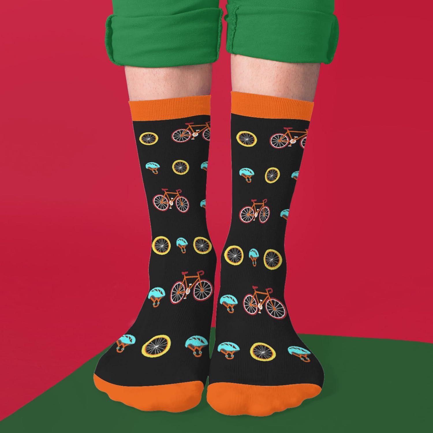 FOURSTUFF Hobby Socks for Ski, Cycling, Golf, Fishing, Soccer, Camping, Hunting, Hiking, Gaming, Book ? ? ? ? ? - Image 6
