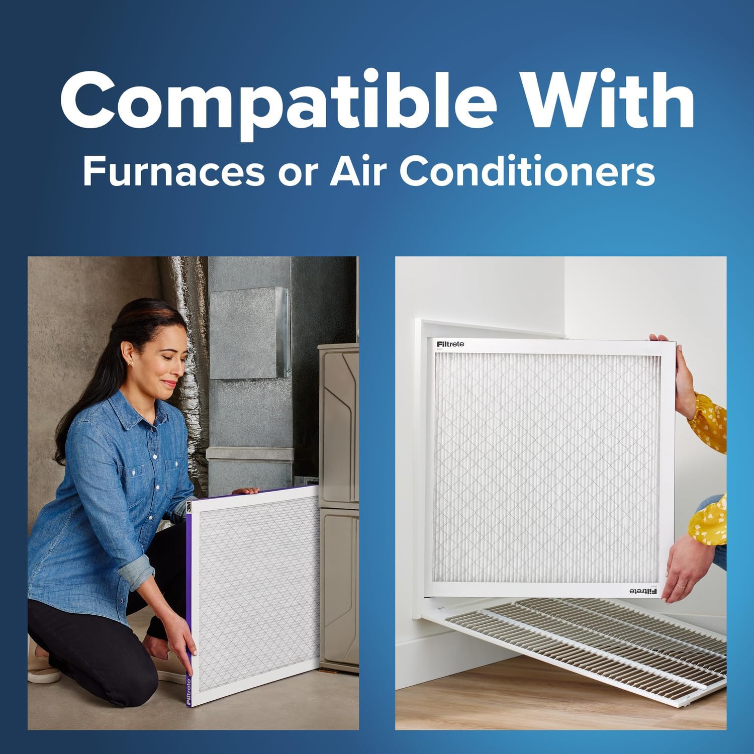 Filtrete 12x24x1 AC Furnace Air Filter, MERV 12, MPR 1500, CERTIFIED asthma & allergy friendly, 3 Month Pleated 1-Inch Electrostatic Air Cleaning Filter, 2-Pack (Actual Size 11.69x23.69x0.78 in) ? ? ? ? ? - Image 6