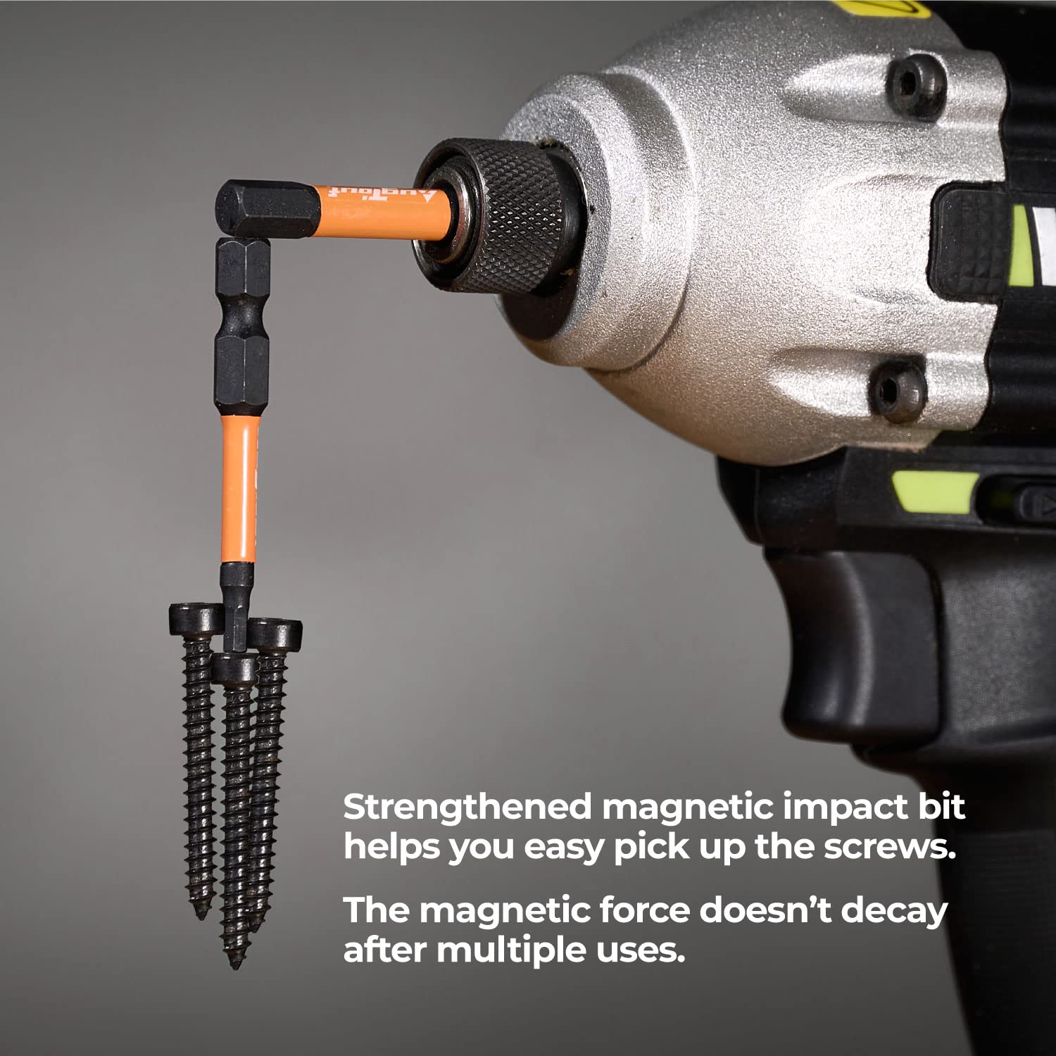 toolant Impact Hex Head Allen Wrench Drill Bit Set 20pcs (Metric&SAE), 1/4? Hex-Shank S2 Steel Hex Bits Set, CNC Machined Tips with Magnetism, 2? Long with Storage Box ? ? ? ? ? - Image 4