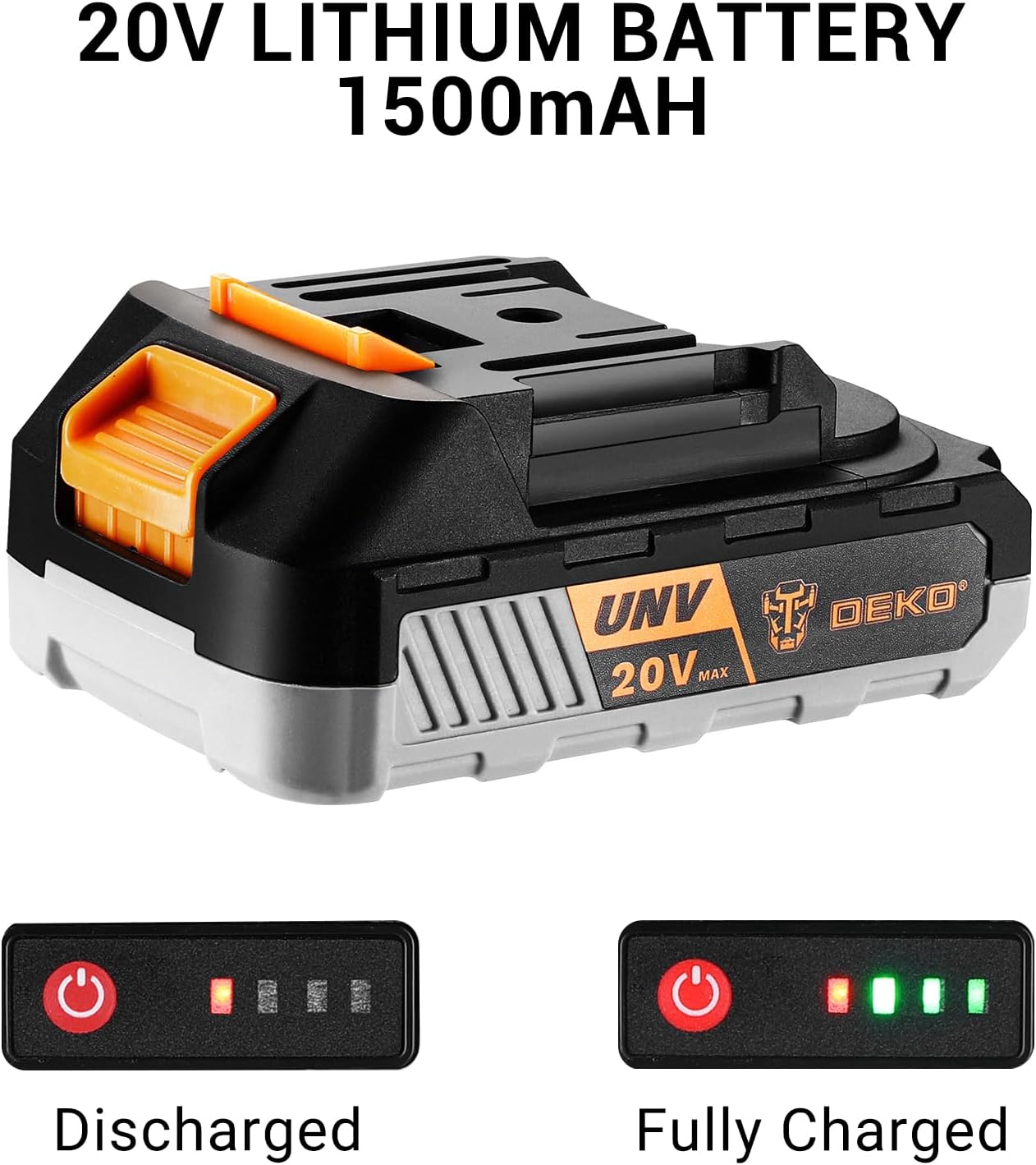 Power Drill Cordless: DEKO PRO Cordless Drill 20V Electric Power Drill Set Tool Drills Cordless Set with Battery and Charger 20 Volt Drill Driver Kit ? ? ? ? ? - Image 6