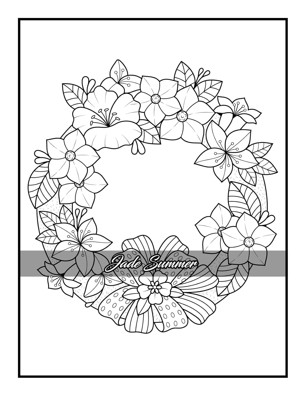 100 Flowers: An Adult Coloring Book with Bouquets, Wreaths, Swirls, Patterns, Decorations, Inspirational Designs, and Much More! ? ? ? ? ? - Image 4