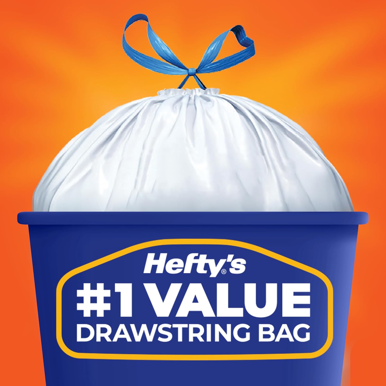 Hefty Strong Tall Kitchen Trash Bags, Unscented, 13 Gallon, 90 Count ? ? ? ? ? - Image 6