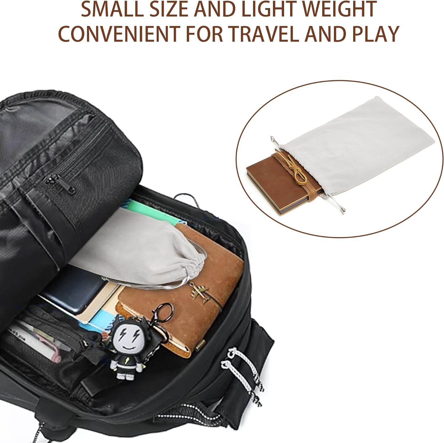 Jeereal Travel Cribbage Board Game Leather & Solid Bambo-Wood Pocket Sized Tiny Card Game Board (Bamboo|3 Tracks) ? ? ? ? ? - Image 5