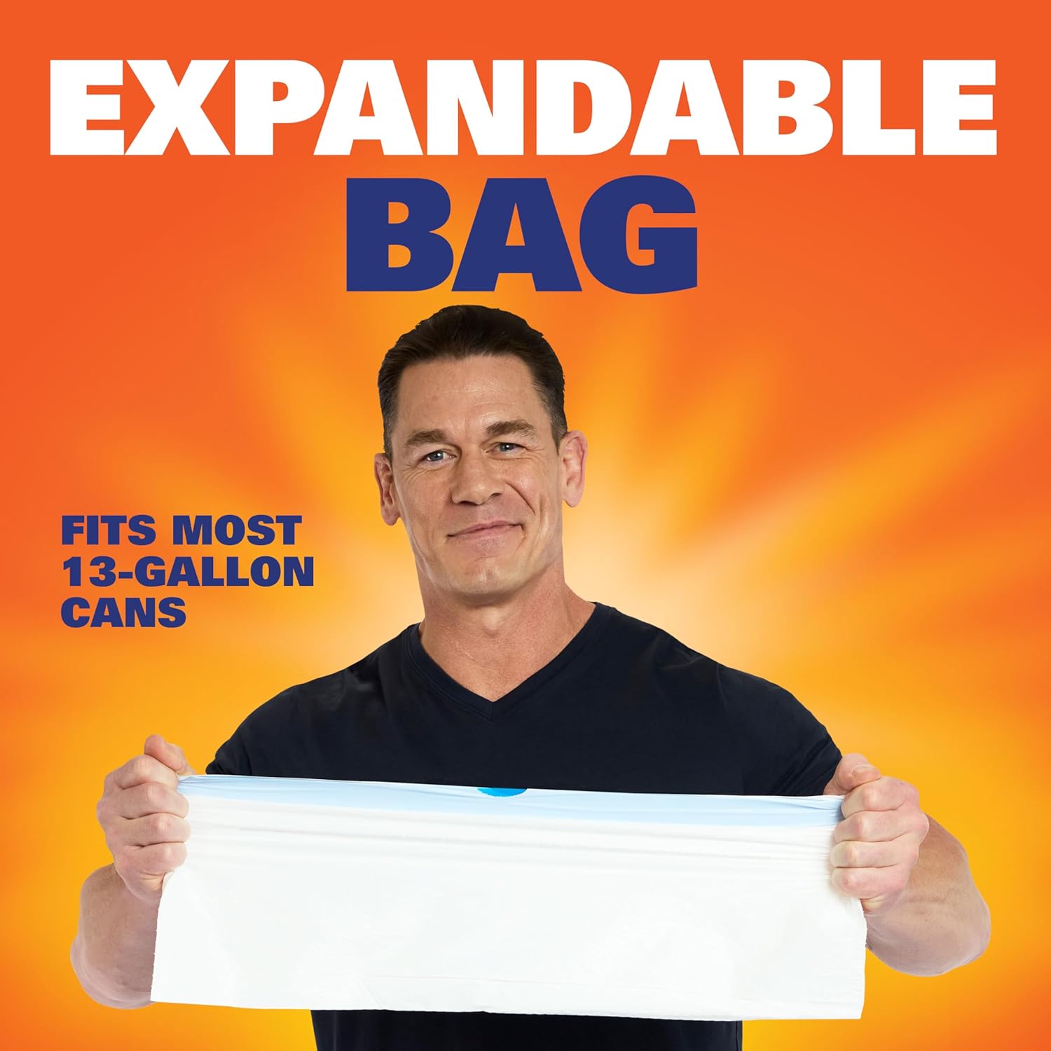 Hefty Ultra Strong 13 Gallon Trash Bags, Tall Kitchen Trash Bags 13 Gallon Size, Drawstring Closure, Continuous Odor Control, White, Clean Burst Scent, 80 Bags ? ? ? ? ? - Image 6