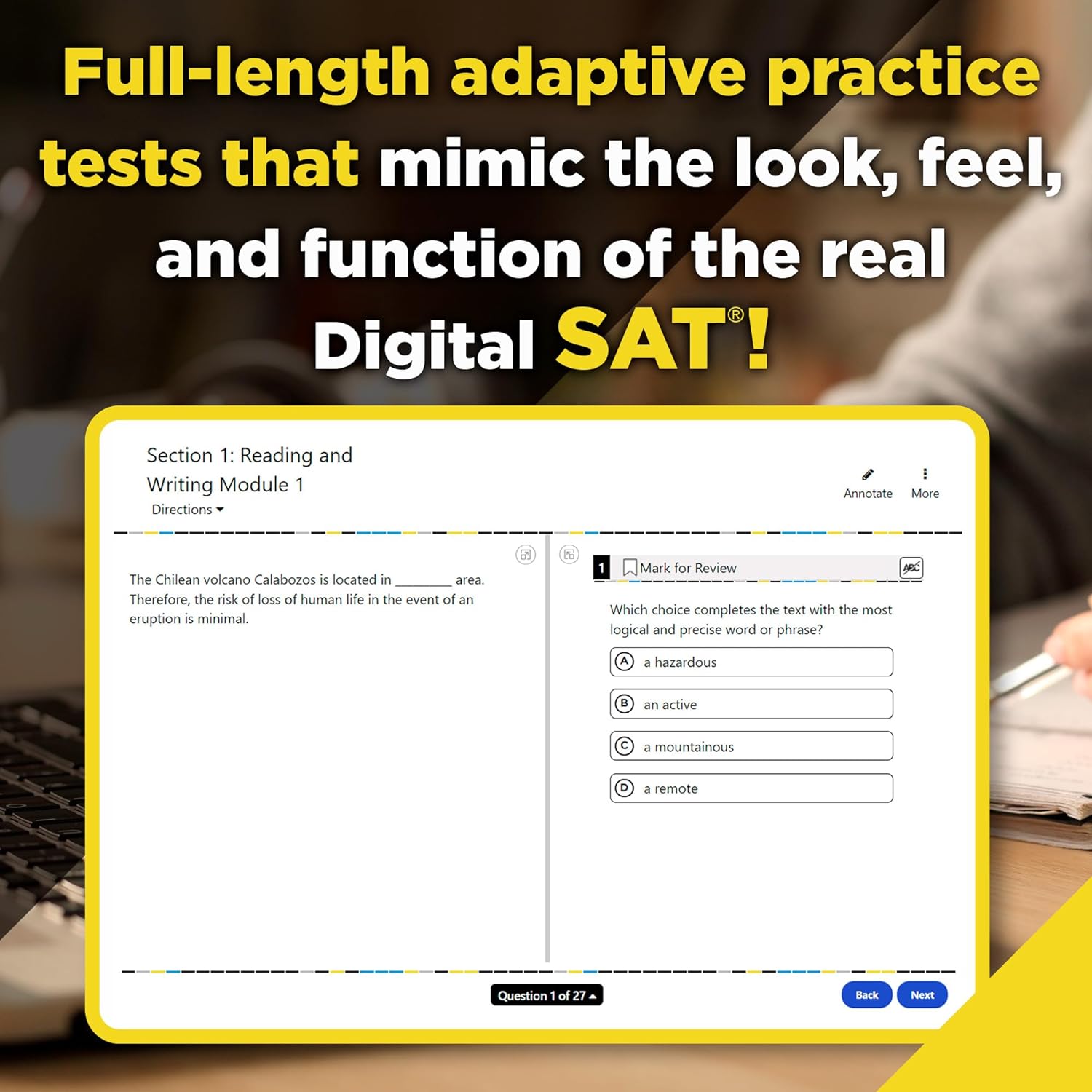 800+ SAT Practice Questions, 2025: In-Book + Online Practice Tests for the Digital SAT (2025) (College Test Preparation) ? ? ? ? ? - Image 3