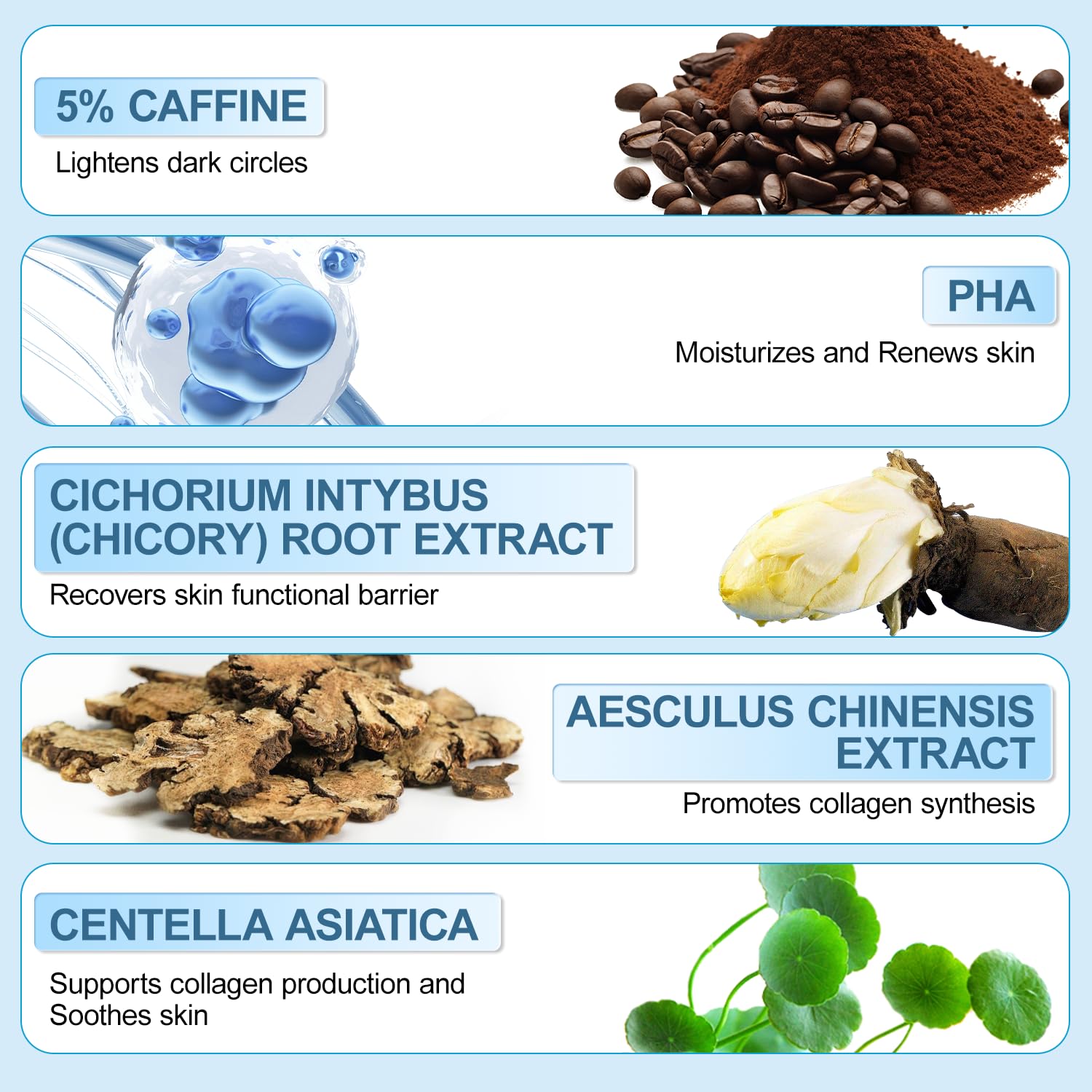 Caffeine Eye Cream for Dark Circles: Under Eye Cream Morning Skincare - Daily Eye Serum for Eyelids Puffiness (Formula Upgraded) ? ? ? ? ? - Image 4