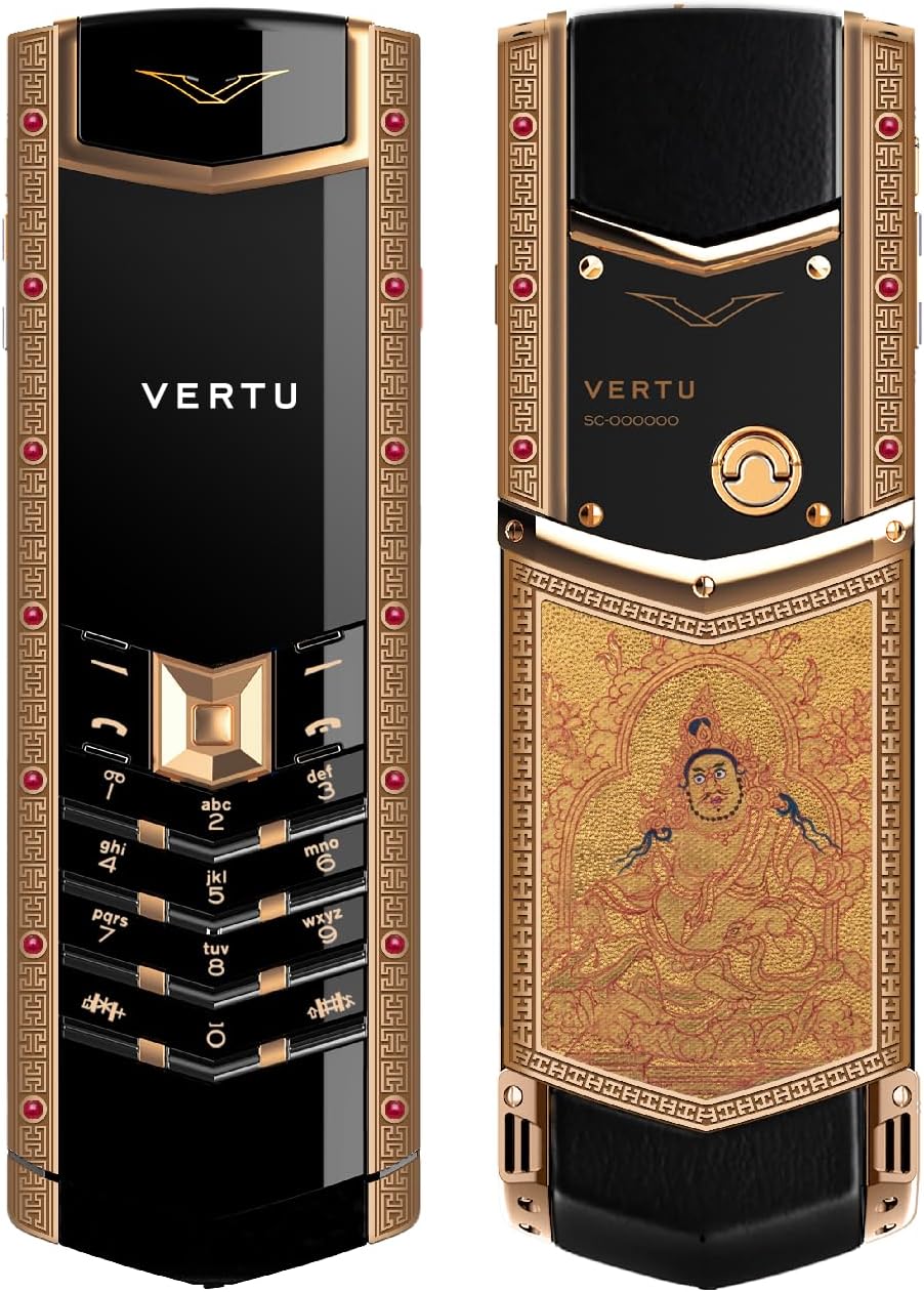VERTU Signature V Thang-Ka Pure Gold Luxury Business Mobile Phone (Jambhala) ? ? ? ? ?
