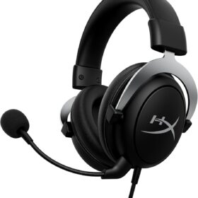 HyperX CloudX, Official Xbox Licensed Gaming Headset, Compatible with Xbox One and Series X|S, Memory Foam Ear Cushions, Detachable Noise-Cancelling Mic, in-line Audio Controls,Black/ Silver                 