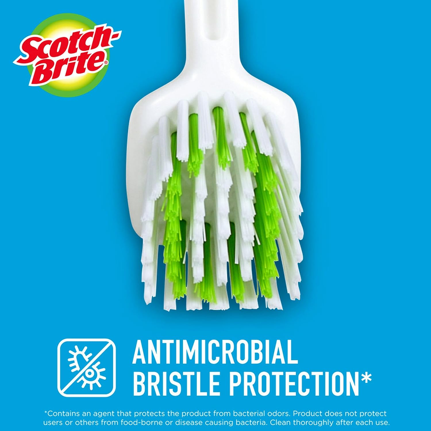 Scotch-Brite Pot Pan & Dish Brush, Scrub Brushes for Cleaning Kitchen and Washing Dishes, 4 Count ? ? ? ? ? - Image 3