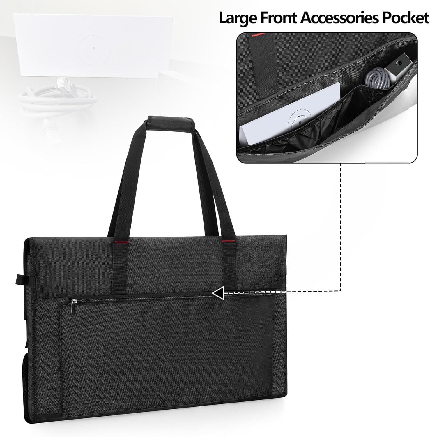 Trunab Portable Travel Bag Compatible with Starlink Gen 3, Large Pocket for Router, Adapter, Cables, Fits for Camping, Outdoor, RV Trip ? ? ? ? ? - Image 3