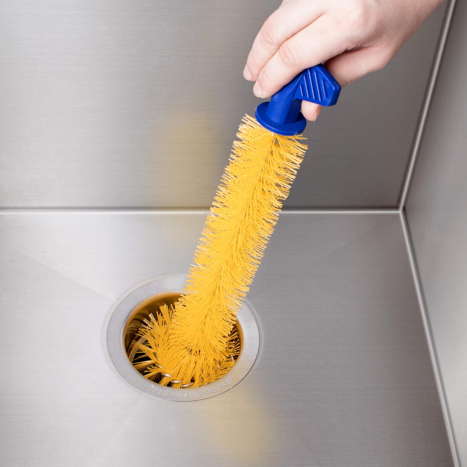 Universal Garbage Disposal Brush, Sturdy Grip Handle, 11-Inches,Yellow ? ? ? ? ? - Image 4
