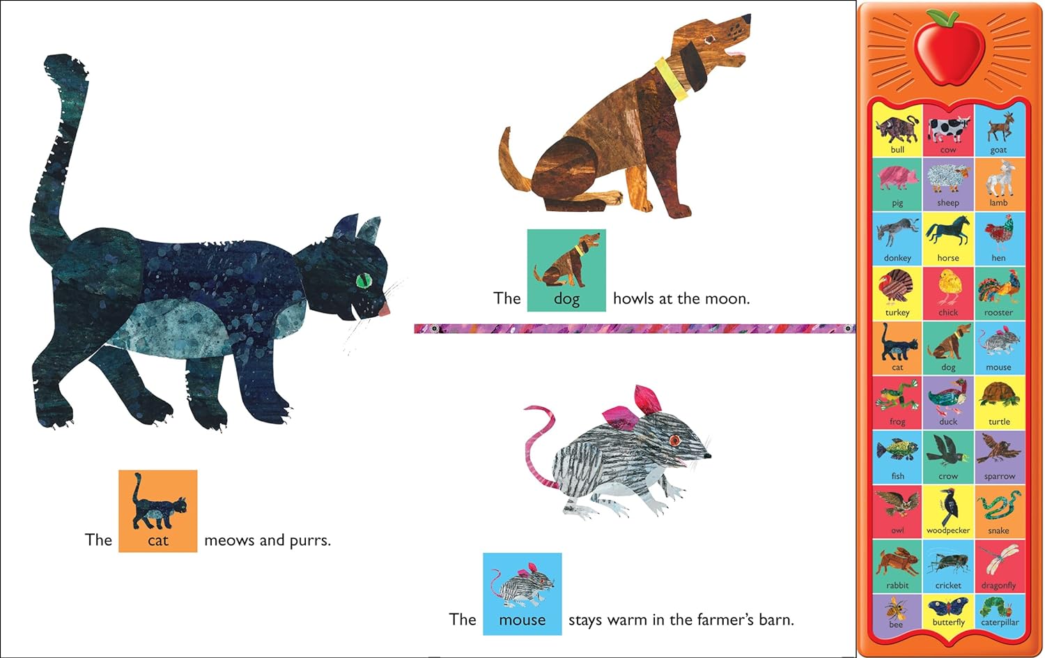 World of Eric Carle, Around the Farm 30-Button Animal Sound Book - Great for First Words - PI Kids ? ? ? ? ? - Image 6