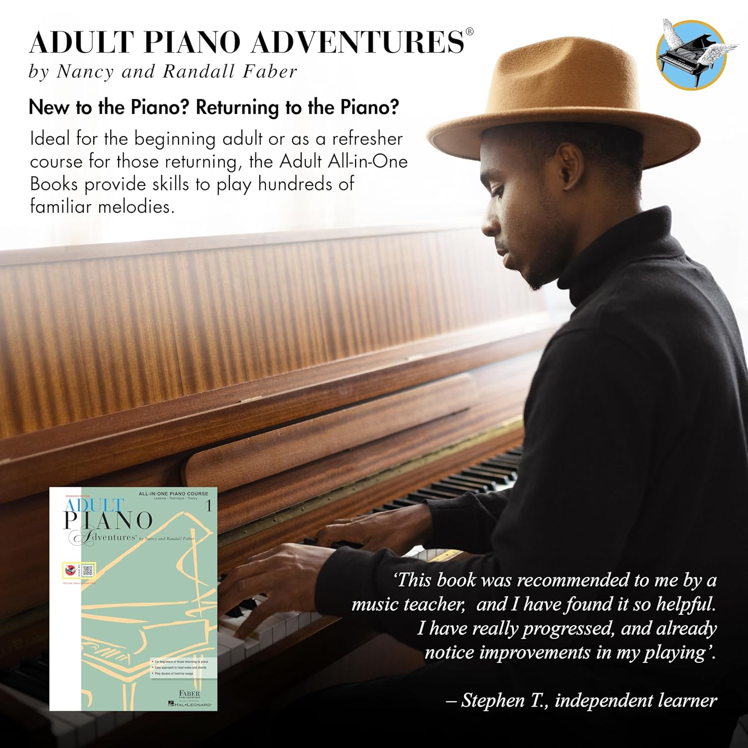 Adult Piano Adventures All-in-One Piano Course Book 1 (Book/Online Audio) ? ? ? ? ? - Image 2