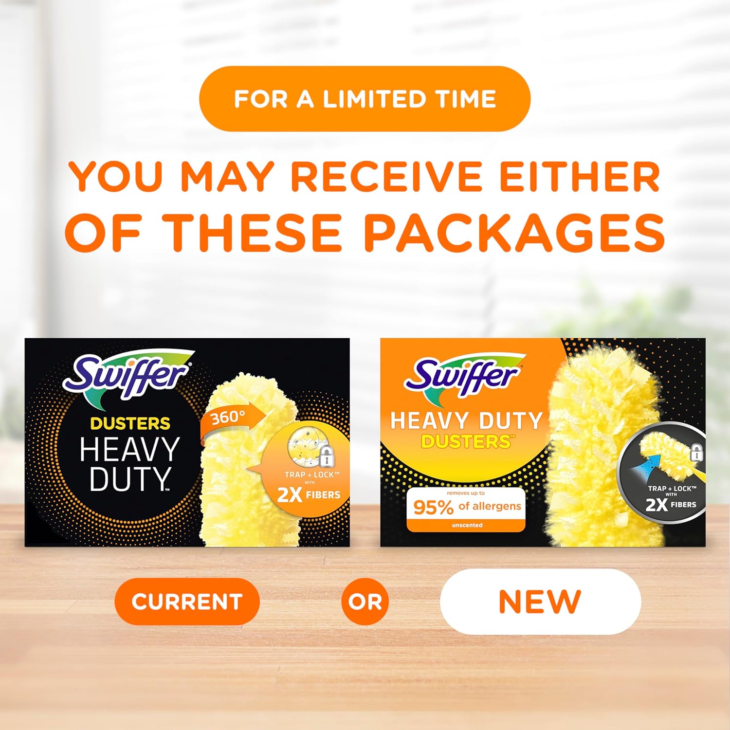 Swiffer Dusters Refill for Cleaning, Feather & Microfiber Duster Disposable Alternative, For Dusting Furniture, Blinds, Ceiling Fans, Walls, Helps Remove Allergens, Heavy Duty, Unscented, 11ct ? ? ? ? ? - Image 2