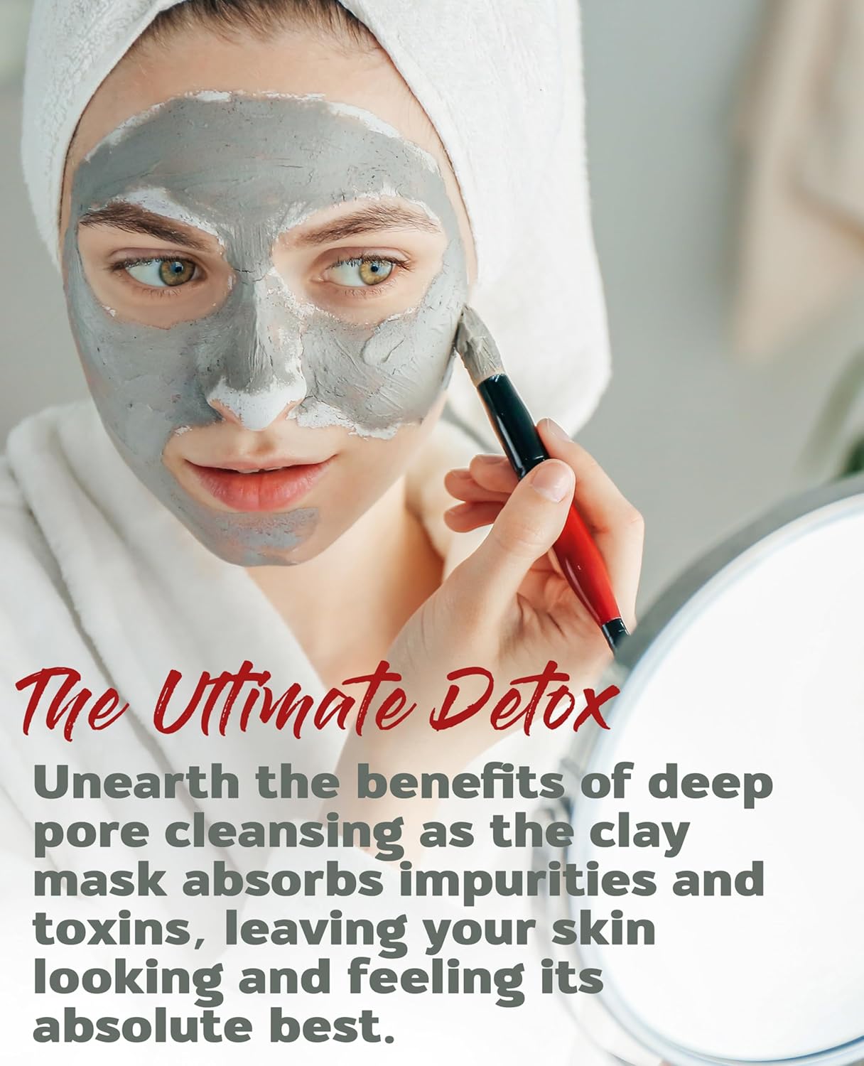 Aztec Secret? Indian Healing Clay 1 lb ? Deep Pore Cleansing Facial & Body Mask ? The Original 100% Natural Calcium Bentonite Clay ? New Version 2 ? ? ? ? ? - Image 5