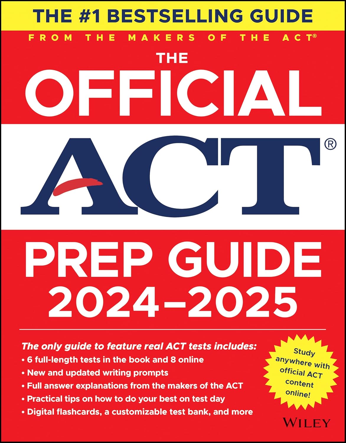 The Official ACT Prep Guide 2024-2025: Book + 9 Practice Tests + 400 Digital Flashcards + Online Course ? ? ? ? ?