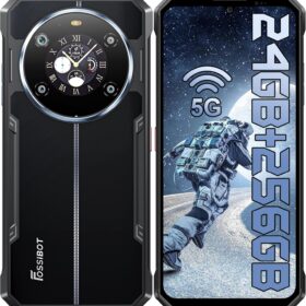FOSSIBOT F109 Rugged Smartphone Unlocked 5G - 24GB RAM+256GB ROM Cell Phones, 10600mAh Battery, 6.745'' Dual Display Android 14 Dual SIM Phone, 50MP AI Camera, IP68/69K Waterproof Phone, NFC/OTG/GPS ?   ?   ?  ?   ?