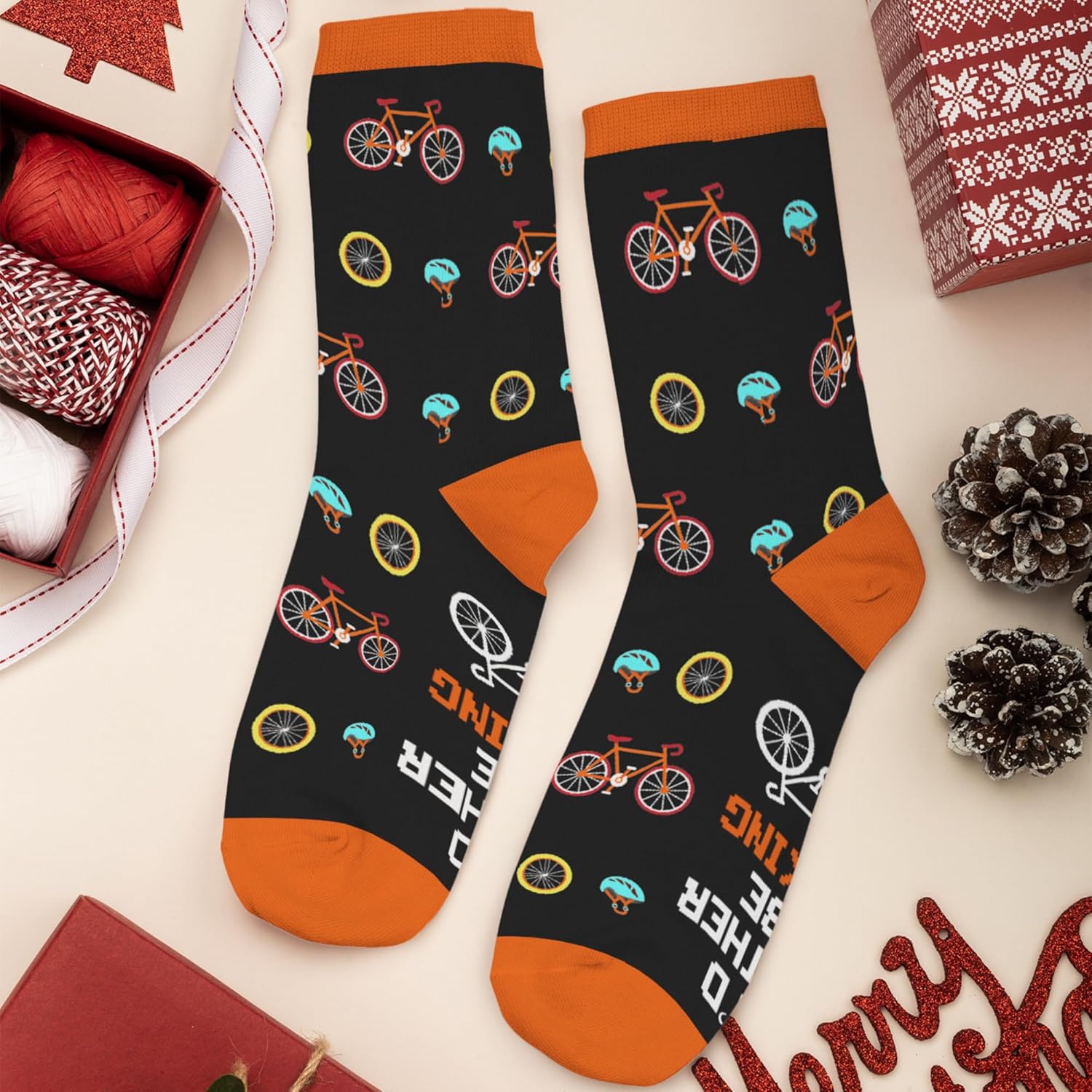 FOURSTUFF Hobby Socks for Ski, Cycling, Golf, Fishing, Soccer, Camping, Hunting, Hiking, Gaming, Book ? ? ? ? ? - Image 4