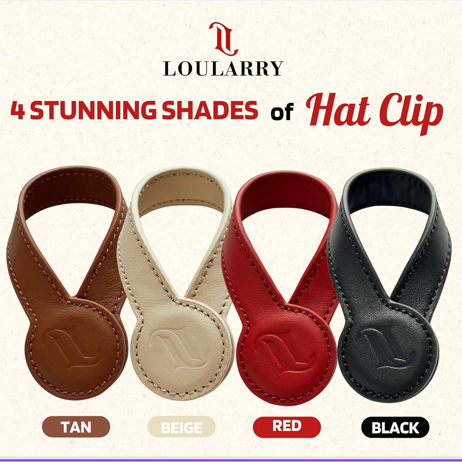 Magnetic Hat Clip for Travel on Bag | Fashionable Travel Accessories For Women | Leather Hat Holder With Strong Magnet For Handbags, Purses, Backpacks, Luggage, And Totes ? ? ? ? ? - Image 4